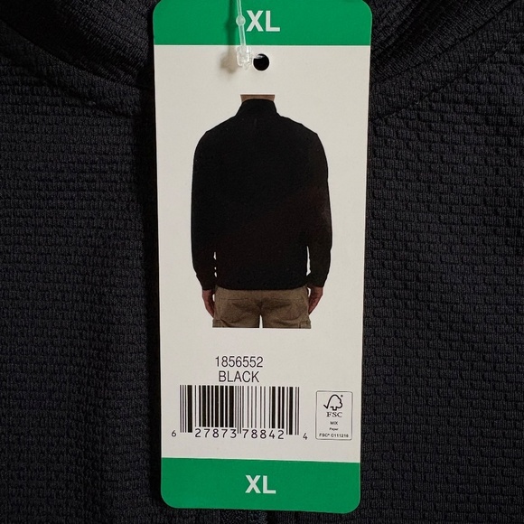 Bench Urbanwear Full Zip Jacket, Moisture Wicking, Black, XL, NWT - Picture 4 of 14